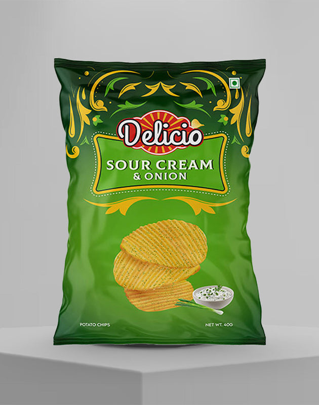 Potato Chips Sour Cream & Onion